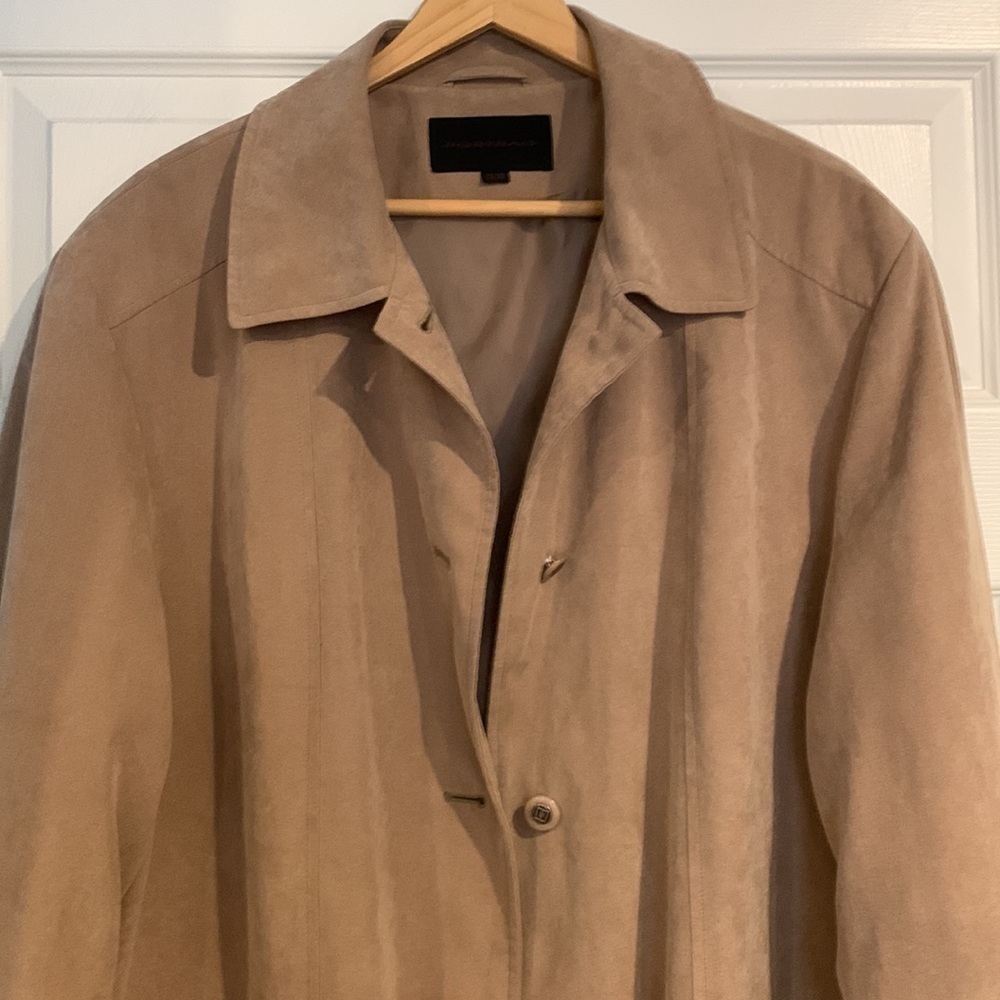 PORTRAIT  Spring Pea Coat Sz 18 -Camel